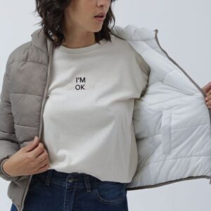 Campera reversible con capucha