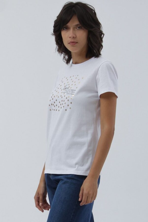 Remera con estampa Love puntitos - Image 5