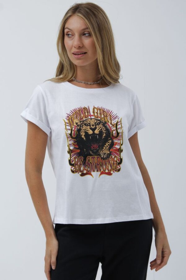 Remera con estampa Tigre Wild Girl - Image 2