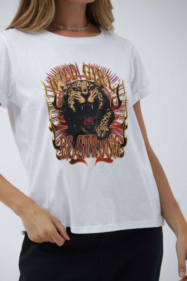 Remera con estampa Tigre Wild Girl - Image 3