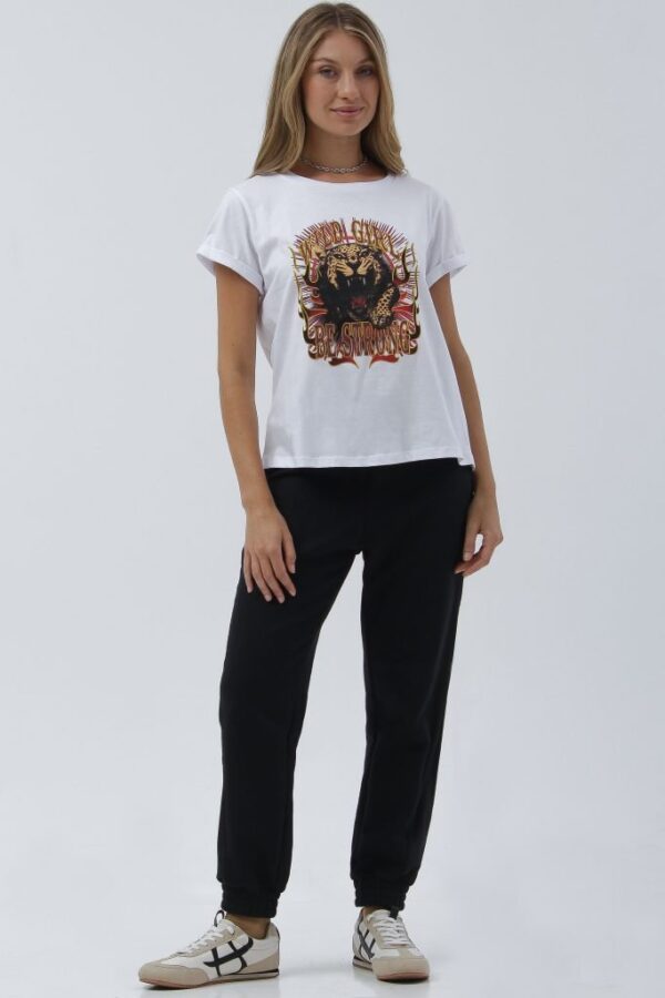 Remera con estampa Tigre Wild Girl