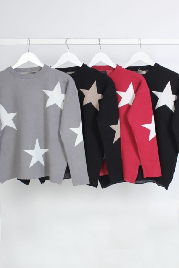 Sweater Jacquard Estrellas para Mujer - Image 2