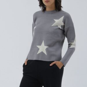 Sweater Jacquard Estrellas para Mujer