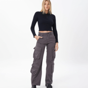 Pantalón de Gabardina Recto