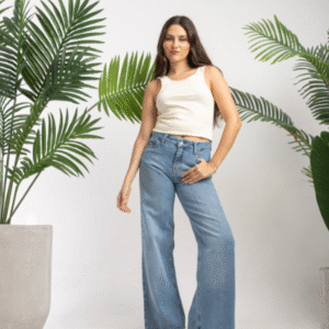 Pantalón Jean Hebe Celeste
